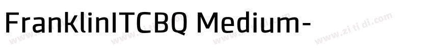 FranklinITCBQ Medium字体转换